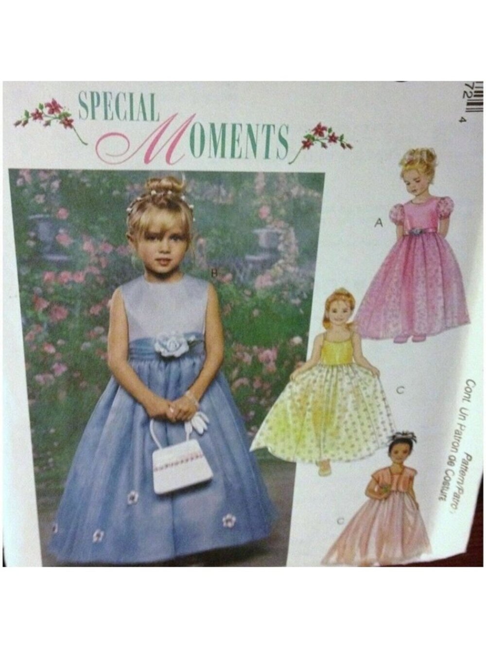 VTG Sewing Pattern McCalls 3537 Girls Dress & Lined Jacket Sz 6-8 Church Wed U/C